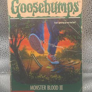 Vintage Book-Goosebumps Monster Blood 3-RL Stine 1995